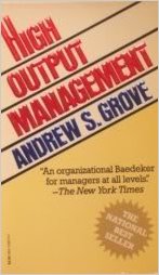 High Output Management book cover