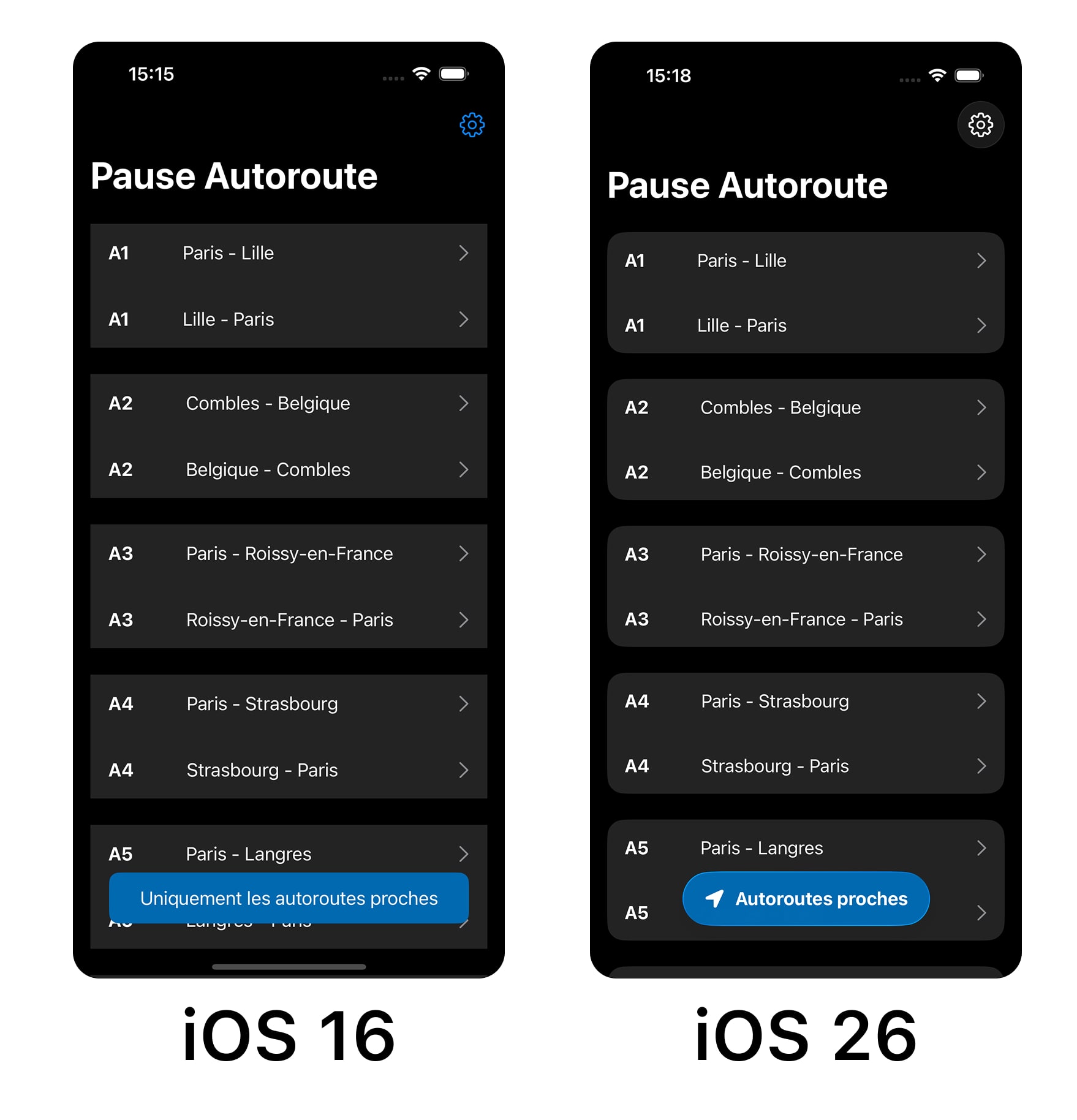 Migrating to iOS26