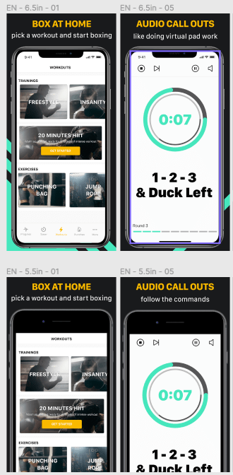 Boxing iOS app