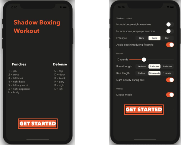 Digital Boxing Workout Systems : interactive shadowboxing game