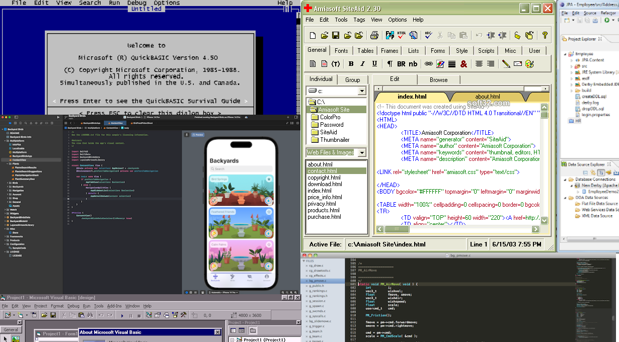 30 Years of Trying Code Editors