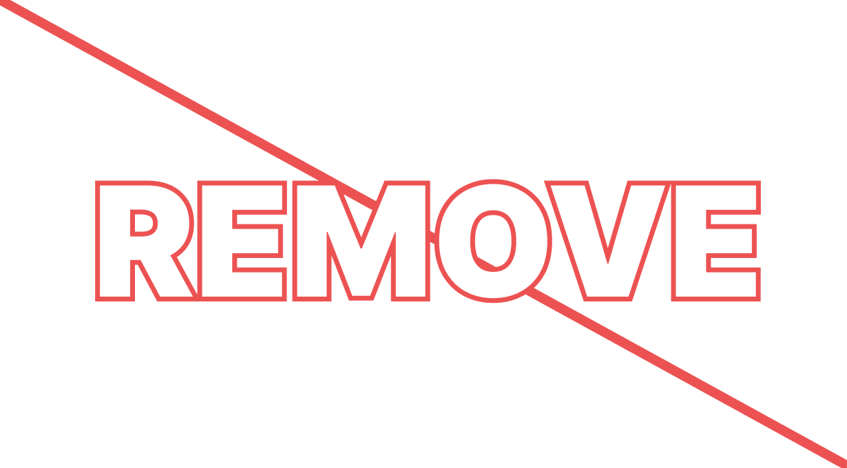 Remove That Feature